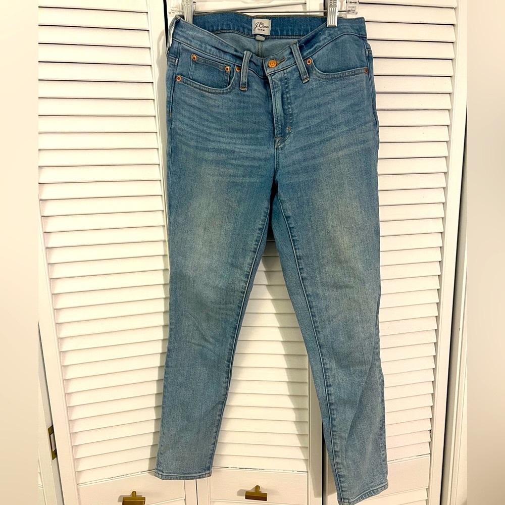 J. Crew 9 inch Toothpick Jeans Size 28